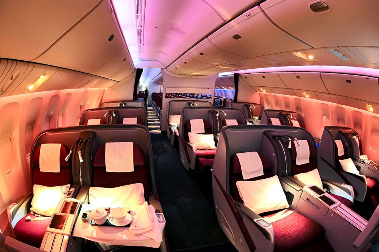 Qatar airways фото салона