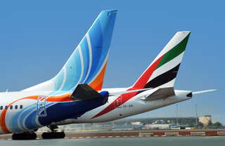 Emirates a flydubai