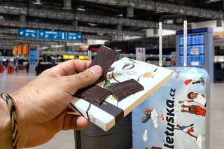 Čokoládová tečka za nákupem letenky