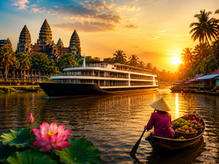 Království Mekongu – luxusní plavba Kambodžou a Vietnamem Image