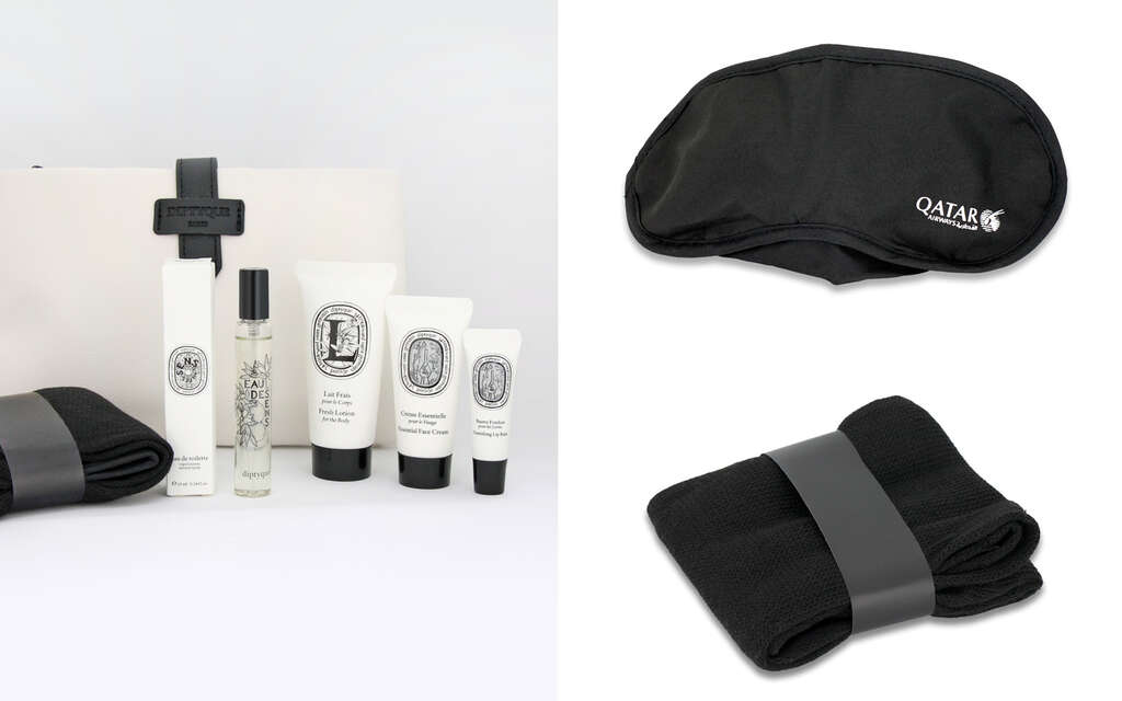 Amenity kit Qatar Airways