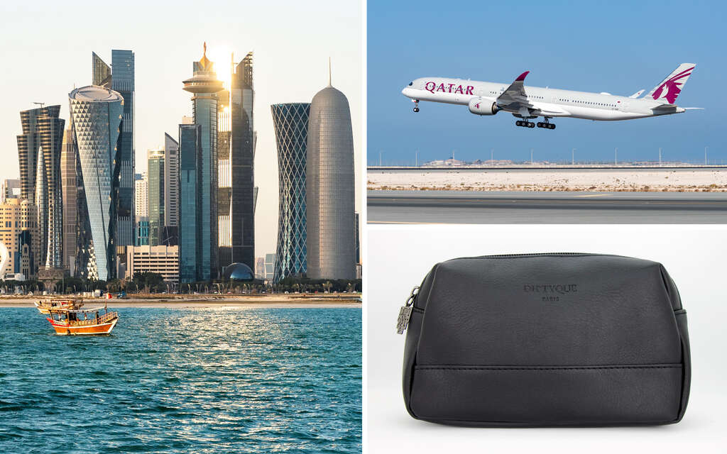 Amenity kit Qatar Airways